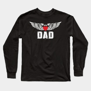 Dad Is An Angel In The Sky (Remember Lost Dads) Long Sleeve T-Shirt